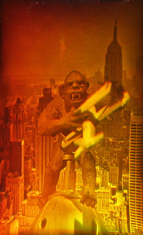 KING KONG
Reflection hologram on film
8"x5"