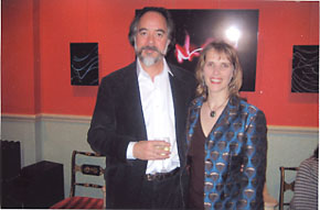 Pearl Johan and Jonathan Ross